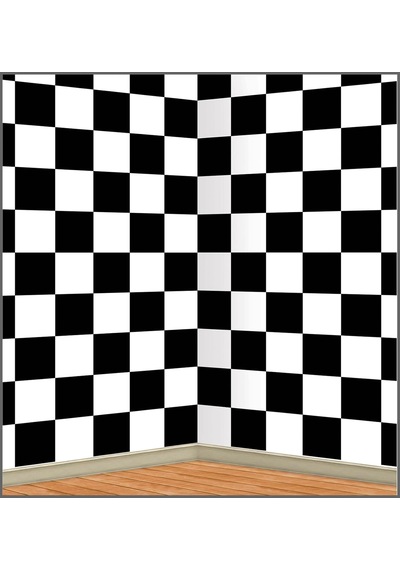 Lexroo Damalı Parti Arka Planı 4 Feet X 30 Feet Standart