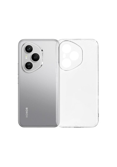 Honor 400 Pro 5g Kamera Korumalı Silikon Arka Kılıf Şeffaf