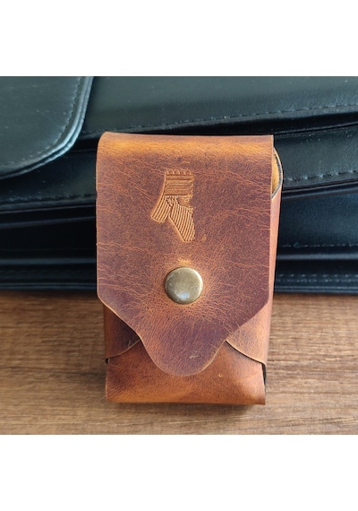 Sumerian Leather Craft Deri Sigara Kılıfı Cat Sarısı