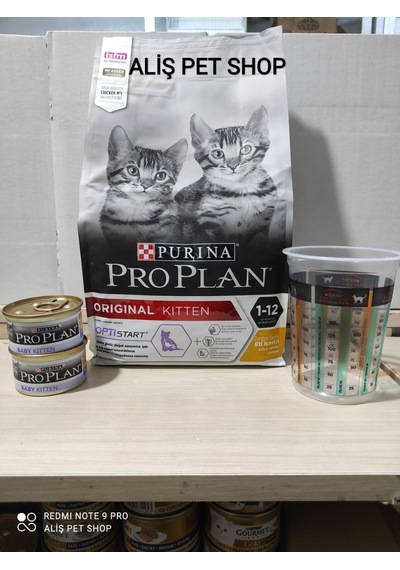 Pro Plan Kitten Tavuk Ve Pirinçli Yavru Kedi Maması 1,5kg 2 85 Gr Yaş Mama Hediyeli
