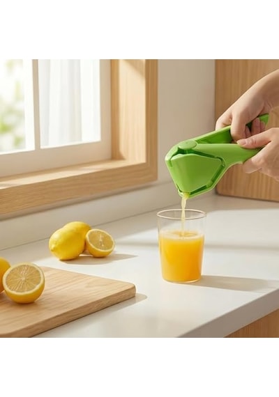 Çekirdek Süzgeçli Çift Kollu Narenciye Sıkacağı, Limon, Greyfurt Ve Mandalina İçin, Manuel Meyve Sıkacağı
