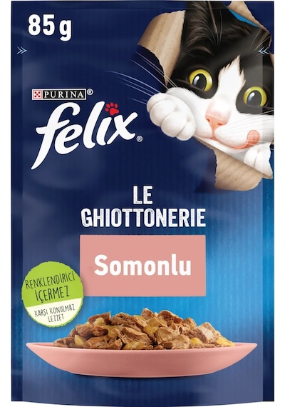 Purina Felix Pouch Somonlu Yetişkin Kedi Maması 26 x 85 G