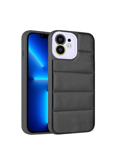 More Tr Apple Uyumlu iPhone 11 Uyumlu Kamera Korumalı Aihttgli Renkli Mtr Seksek Kılıf-siyah