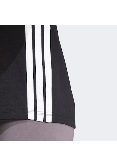 Adidas Essentials 3 Stripes Cotton Kadın Siyah T-shirt Jd0846 SIYAH