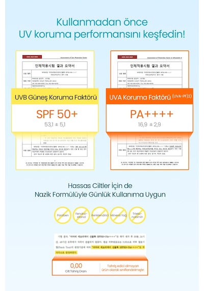 Yüz&vücut İçin, Hızlı Emilen, Cildi Nemle Rahatlatan Güneş Kremi Derma:b Everyday Sun Block Spf50+