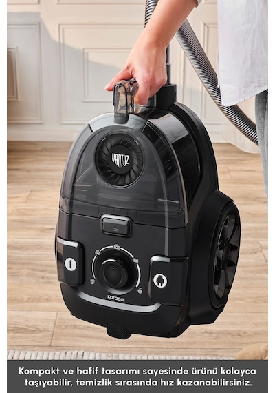 Karaca Vantuz Forcex 900 W Toz Torbasız Elektrikli Süpürge