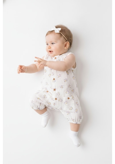 Tiffany Baby & Kids Müslin Flower Dream Atlet Tulum ekru