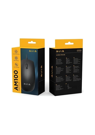 Am100 1200 Dpı Usb Kablolu Optik Mouse