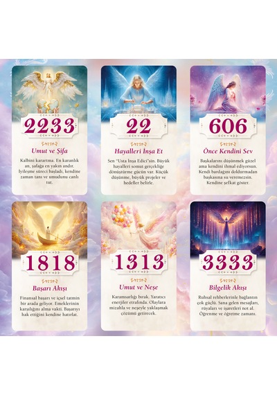 Melek Sayıları / 70 Kart Numeroloji Tarot Kehanet Destesi