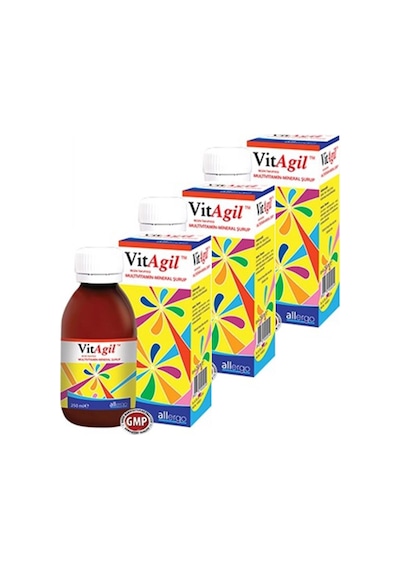 Vitagil-Multivitamin Mineral Şurup 250 Ml. 3Adet