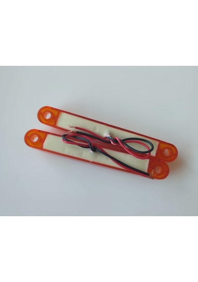2 Adet Neon Led Lamba Slim Model Turuncu 12-24 Volt