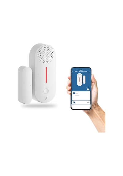 Akıllı Kablosuz Kapı Pencere Alarmı, Wifi, 2 Yıl Garantili