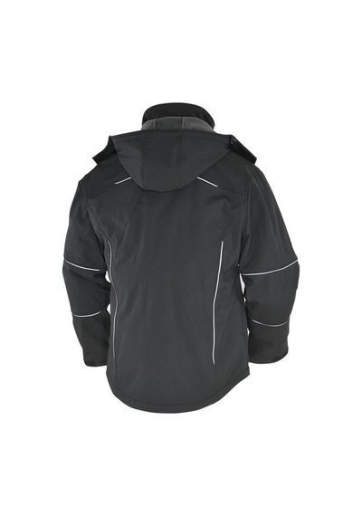 Softshell İş Montu Su Geçirmez Ceket Siyah Sarı