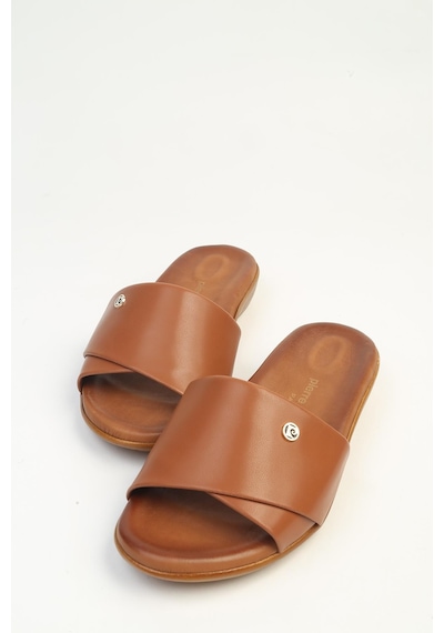 Pierre Cardin Taba Kadın Terlik Pc-7802