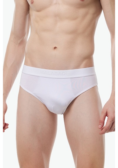 Malabadi Erkek Beyaz Extra Yumuşak Micro Modal Slip Külot 980