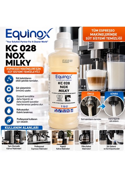 Equinox Kc 028 Nox Mılky 1 L Espresso Makinesi Süt Sistemi Temizleyici