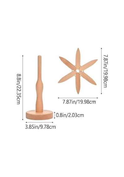Ahşap Noel Ağacı Figürü, Doğal Renk, Kayın Ağacı, 22.35 Cm Yükseklik, Masa Üstü Dekoratif Süs 50 x 22