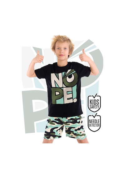 Nope Erkek Çocuk Yazlık T-shirt Şort Takım