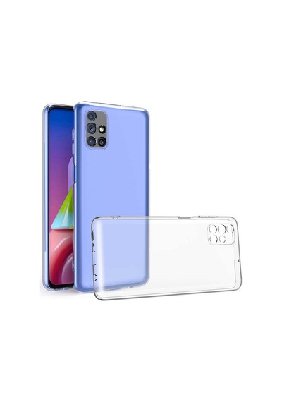 Rba Aksesuar Galaxy Uyumlu M51 Kılıf Rba Kamera Korumalı Süper Silikon Kapak - Renksiz Çok Renkli