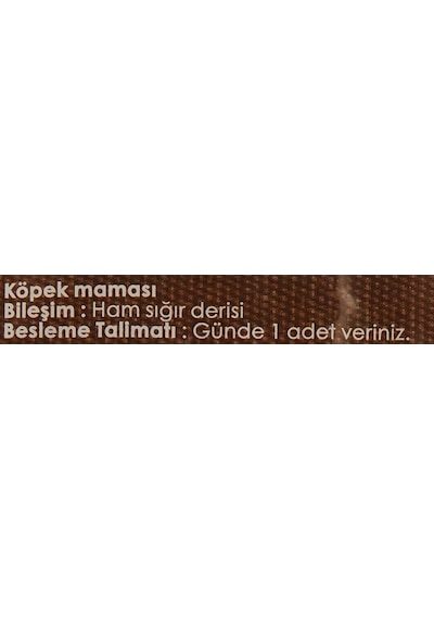 Mordimi Köpekler İçin Burgu Çubuk Kemik, Çiğneme Kemiği, Naturel, 50'li, 300 Gr