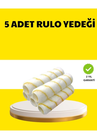 Hepsi 5 Li İnce İşçilik Boya Rulo Seti Pürüzsüz Ve Eşit Kaplama Najmaddin