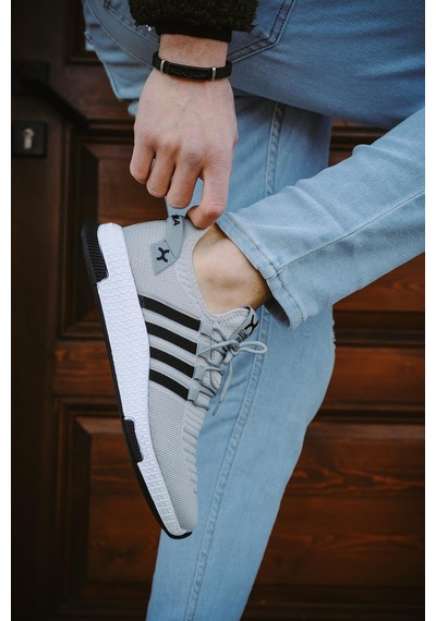 Cbm 4025 Şeritli Hafif Günlük Yürüyüş Koşu Fileli Erkek Sneaker 001