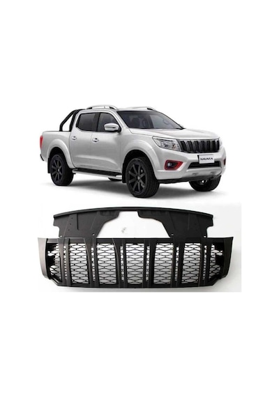 Nissan Navara Ön Panjur Izgara Np300 Siyah Çizgili 2015-2020 Aras