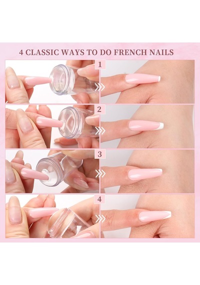 Lexroo Tırnak Süs Damgası, French Stamper, Nail Art, Tırnak Süsleme Aparatı