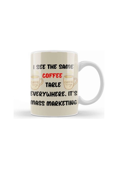 Funny Coffee Drinks Art Lover Gift Quote Vintage Retro Rainbow Style Kupa Bardak Porselen No11794 Karışık