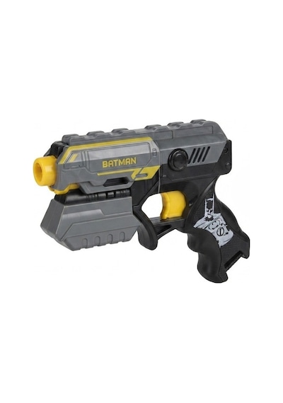 TıfılToys Batman Figürlü 10 Adet Yumuşak Mermili Dart Atan Hedefli Eğlenceli Aksiyon Oyun Seti