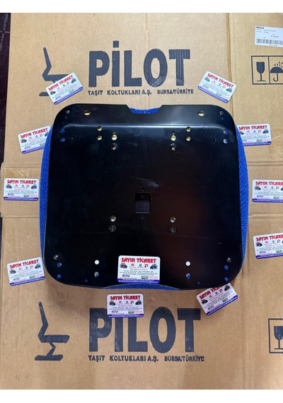 Pilot Traktör Koltuk Alt Döşeme Tabanlık Mavi Kumaş