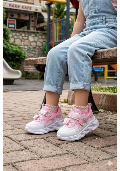 Fort Arıa Cool Anatomik Rahat Kız Çocuk Ayakkabı Pudra