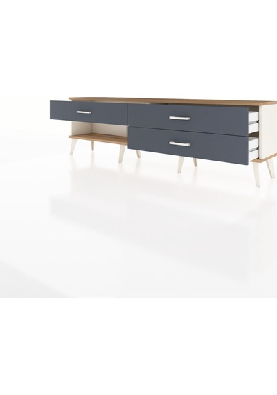 Arges Tv Ünitesi 3 Çekmeceli 176x30x51 Aytaşı-çam/antrasit Atlas Çam/antrasıt Arges Tv Ünitesi 3 Çekmeceli 176x30x51 Aytaşı-çam/antrasit Atlas Çam/antrasıt