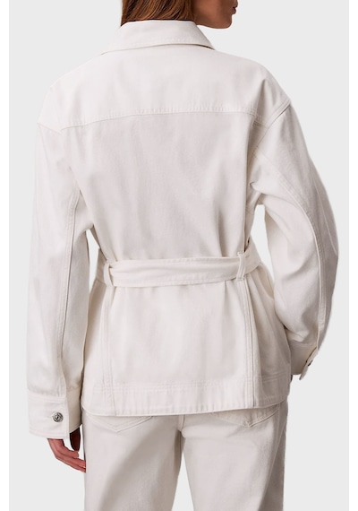 Calvin Klein Bayan Kot Ceket Lv047f759g Asn Beyaz Beyaz