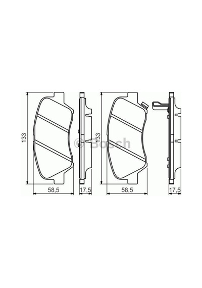 Bosch 0986494563 Ön Balata Hyundaı Accent Blue 1.4 1.6crdi 11 Rıo 1.1 1.25 1.4 Cvvt 1.4crdi