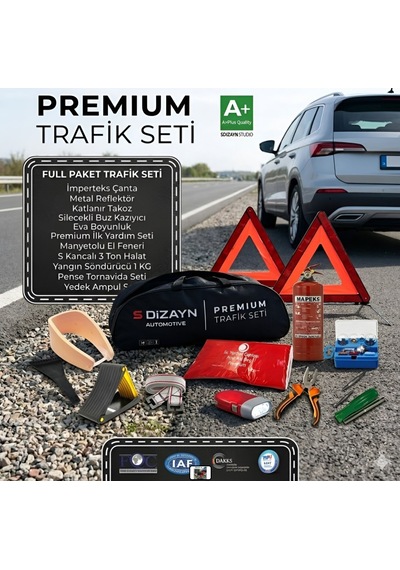 Araç Trafik Seti Full Paket Premium 12 Parça