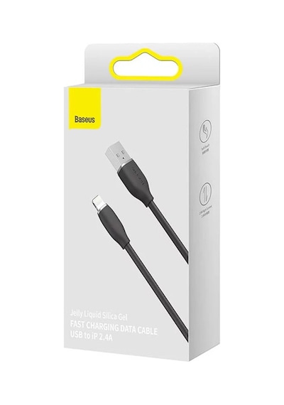 Baseus Jelly Liquid Usb To Apple iPhone Uyumlu Lightning 2.4a Hızlı Şarj Kabl