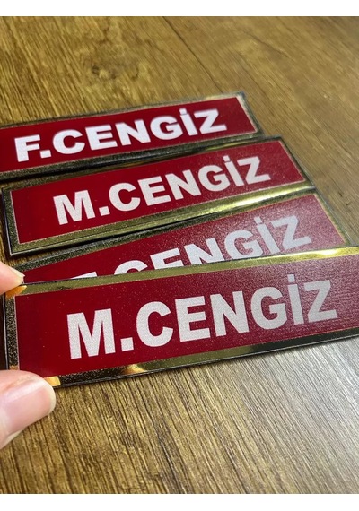Kişiye Özel İtfaiyeci İsimliği Arma Patch 10cmx2.5cm Cm Cırtlı 1 Adet