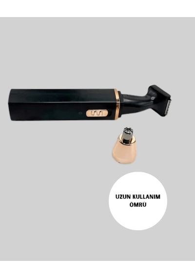 Mey İthalat Usb Şarjlı Sessiz Burun Ve Kulak Kılı Temizleme Cihazı