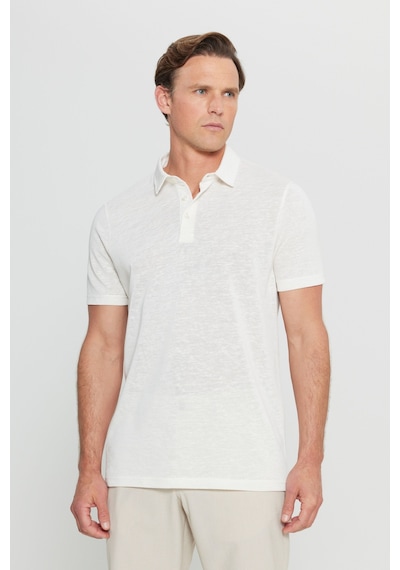 AC&Co / Altınyıldız Classics Erkek Ekru Pamuklu Slim Fit Dar Kesim Polo Yaka Tişört Ekru AC&Co / Altınyıldız Classics Erkek Ekru Pamuklu Slim Fit Dar Kesim Polo Yaka Tişört Ekru