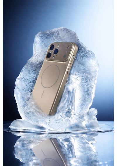 Apple iPhone 13 Pro Max Uyumlu Kamera Korumalı Magsafe Wireless Şarj Özellikli Full Glass Arka Kapak