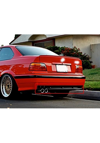 Bmw E36 M Tampon Difüzör Ek Fiberglass Boyasız Uyumlu
