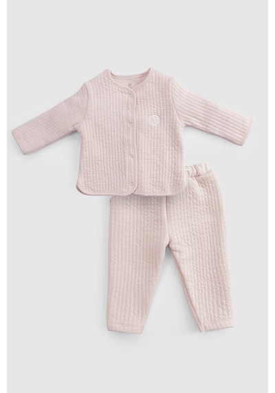 Kapitone Pembe Bebek Takımı Pembe