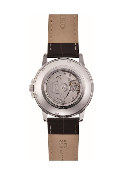 Orient Ra-aa0c06e39b Kurmalı Otomatik Deri Kahverengi Yeşil Kadran 42 Mm Erkek Kol Saati Gri