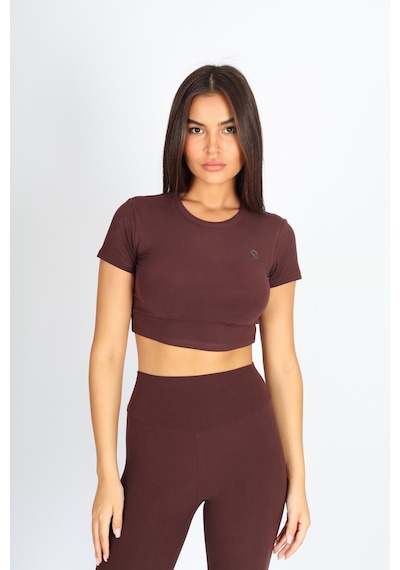 Kadın 2'li Organik Kumaş Bisiklet Yaka Vücuda Oturan Slim Fit Atlet Bluz Lacivert-kahverengi Kadın 2'li Organik Kumaş Bisiklet Yaka Vücuda Oturan Slim Fit Atlet Bluz Lacivert-kahverengi