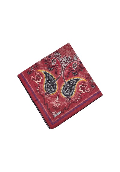 Mim Eşarp - Akmoda Soft Pamuk Eşarp - Kırmızı 90x90 Cm