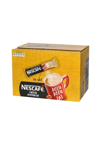 Nescafe 3'ü 1 Arada Sütlü Köpüklü 2 x 56'lı