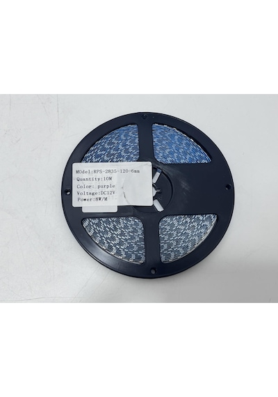 Rps-2835-120-6mm Yapışkanlı Şerit Led 10 Metre Mor 120 Led/m - 12v