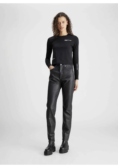 Calvin Klein Authentıc Slım Straı, 1by Siyah Kadın Pantolon