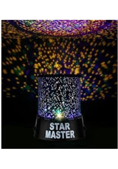 Star Master Projeksiyon  Gece Lambası Çok Renkli